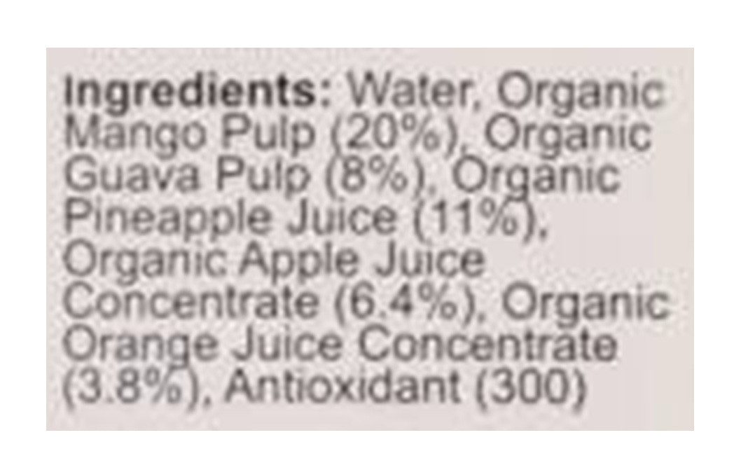 24 Mantra Organic Mixed Fruit Juice    Tetra Pack  1 litre